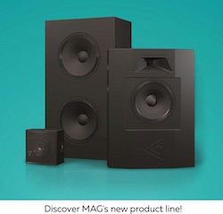 Eastern European speaker manufacturer Mag Cinema has introduced several new speakers including the 400 series for small to mid-sized halls.