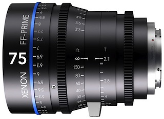 Schneider-Kreuznach 75mm Xenon FF-Prime lens