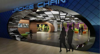 An artist’s rendering of the newest Jackie Chan Cinema, which is set to open in Chanzhou in September.