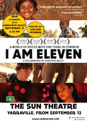 Filmmakers Genevieve Bailey and Henrk Nordstrom were there to promote their documentary I Am Eleven.
