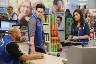 Hunter has adopted a reality TV shooting style for Superstore.