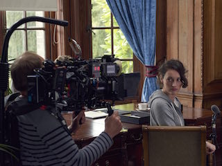 Miller shot the series using Cooke anamorphic/i lenses. Photo by Hal Shinnie.