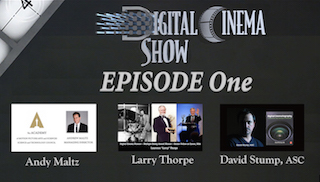 The opening episode of the Digital Cinema Show is now on-line and ready to view.