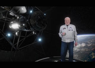 Former astronaut Buzz Aldrin.