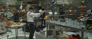 The Kitchen scene from X-Men: Days of Future Past.