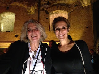 WCPMedia Services president Cristina Molinari, left, with MIA director Lucia Milazzotto.