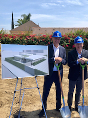 ASC president Kees van Oostrum was joined by Arri Inc. president and CEO Glenn Kennel at the groundbreaking ceremony.