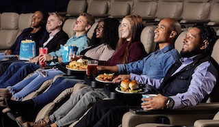 Opening to the public on December 12 in time for the premiere of Star Wars: The Rise of Skywalker, the renovation includes luxury recliners, a full lobby bar, and made-to-order food with in-seat delivery. Photo courtesy of Southern Theatres.