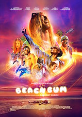 Distributor Neon has released The Beach Bum in Éclair Color high dynamic range at select Alamo Drafthouse Cinema locations across the United States.