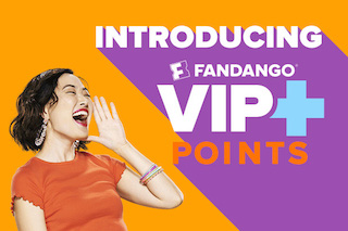 Fandango today launched its new rewards program, VIP+.