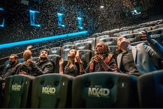 Snow is just one of the effects in an MX4D theatre.