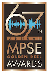 The Motion Picture Sound Editors association presented the 67th MPSE Annual Golden Reel Awards at a black-tie ceremony Sunday, January 19 at the Bonaventure Hotel in Los Angeles.