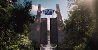 The gates to Jurassic Park were a practical effect created at 32Ten.