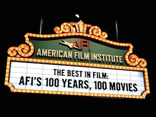 Today marks the start of the American Film Institute's three-year celebration of its fifty years of service to the film world.