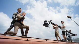 International filmmakers can shoot with drones, as in Skyfall.