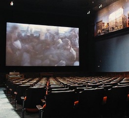 The digital screening room at Ann Arbor's Michigan Theatre