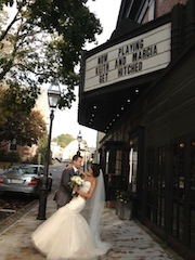 One young couple rented the JPT for part of their wedding and screened their own wedding film.