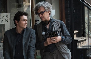 Wenders on location with star James Franco.