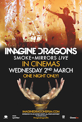 Screenings of Imagine Dragons: Smoke + Mirrors Live music concert will be enhanced with Philips LightVibes.