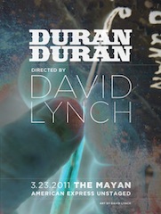David Lynch's Duran Duran Unstaged