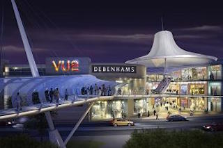 An artist's rendering of Vue Entertainment's multiplex at The Oval.