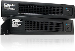 QSC has announced two new audio, video, and control processors native to the Q-SYS Ecosystem – the smaller Q-SYS Core 8 Flex and the Q-SYS Core Nano.