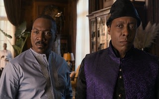 Eddie Murphy, left, and Arsenio Hall together again.