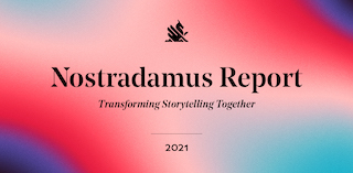 The Göteborg Film Festival's 8th Nostradamus Report, Transforming Storytelling Together, was presented at the festival's annual Nostradamus seminar. The annual report looks into the future of the screen industries three to five years from now through research and interviews with industry experts.