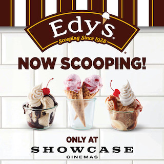 "We are very excited to begin our new partnership with Showcase Cinemas," said Eileen O'Toole, category and customer manager, foodservice, for Edy’s. 