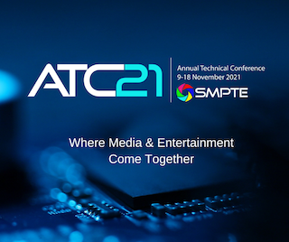 SMPTE, the home of media professionals, technologists, and engineers, has announced the program for its annual technical conference, SMPTE 2021 ATC, a virtual event with half-day sessions running over six days from November 9-11 and November 16-18.