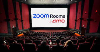 AMC Theatres and Zoom Video Communications today announced that will turn some AMC locations throughout the United States into Zoom Rooms. As hybrid work has become more commonplace throughout the United States, Zoom Rooms at AMC will enable companies and other entities with decentralized workforces and customer bases to bring people from different markets together at the same time for cohesive virtual and in-person events and meeting experiences.