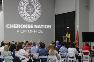 "The rate at which Oklahoma’s film and television industry is rapidly evolving is nothing short of astounding, and the Cherokee Nation is committed to serving our role in helping drive that growth,” said Jennifer Loren, director of Cherokee Nation Film Office and Original Content. “This facility and its incredible capabilities are just the beginning. We will remain at the forefront of our region’s filmmaking industry by building upon what we have here today. With that being said, I am proud to announce the upcoming expansion of our virtual production LED volume studio.”