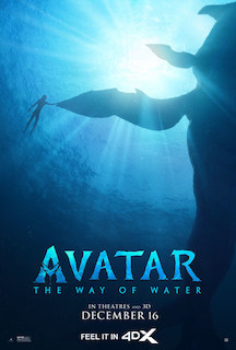 CJ 4DPlex announced today that 20th Century Studios, Lightstorm Entertainment and James Cameron's highly anticipated Avatar: The Way of Water will debut December 16 in both the visually immersive, 270-degree panoramic ScreenX theatres and the multi-sensory 4DX theatres.