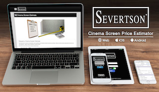 Severtson Screens will showcase its cinema screen Price Estimator during CinemaCon 2022, which is being held at Caesars Palace in Las Vegas, Nevada April 25-28.