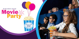 Showcase Cinemas has introduced the Movie Party package, which enables customers to renta private auditorium for a screening of one the latest cinematic releases for up to 20 guests, giving children the chance to celebrate their birthday with a movie on the big screen.