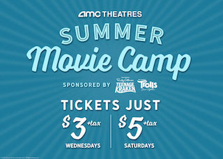 AMC Theatres today announced that its popular long-time family summer movie program, AMC Summer Movie Camp, is returning to theatres for the first time since 2019. Through AMC Summer Movie Camp, moviegoers can enjoy recent and classic family titles for $3 plus tax on Wednesdays and $5 plus tax on Saturdays throughout the summer.