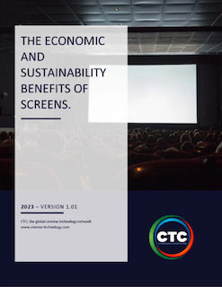 The not-for-profit independent trade organization Cinema Technology Community has released a new white paper providing insights into the economic and sustainability benefits of cinema screens.