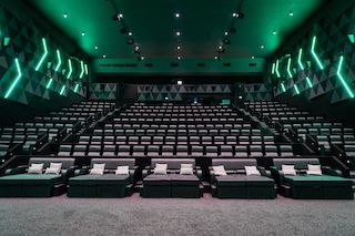 The venue boasts the very best experiences available in modern cinema, including luxury recliners, day beds for up to three people, and two premium large format auditoriums with 24-meter-wide screens and Dolby Atmos sound.