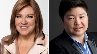 Imax Corporation today announced two new appointments to its board of directors: Gail Berman, left, and Jen Wong. 