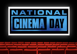 The Cinema Foundation today announced the return of National Cinema Day coming to theatres this Sunday, August 27th.  Building on the unprecedented success of last year’s inaugural National Cinema Day, the Cinema Foundation is calling on film fans across the country to gather for a national day to celebrate the magic of the movies on the big screen.