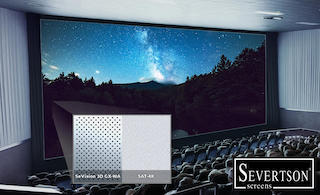Severtson Screens will feature its most popular options for its folded SeVision 3D GX line with enhanced projection screen coating as well as its next generation SAT-4K Acoustically Transparent cinema projection screen line during ICA-Australia, held in Adelaide, South Australia from May 9-11 at The Piccadilly.