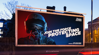 The campaign, live in cinemas now and running until June 2024, will promote the RAF’s Hero 60 recruitment ad, The Force Protecting Space, which looks to make people aware of the wide range of professions that can be pursued as a career within the RAF.