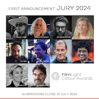 FilmLight today announced the first set of high-profile creatives lined up to judge the 2024 FilmLight Color Awards, including cinematographers Mandy Walker, Robert Richardson and Erik Messerschmidt. The awards are presented annually at the international film festival EnergaCamerImage in November. 